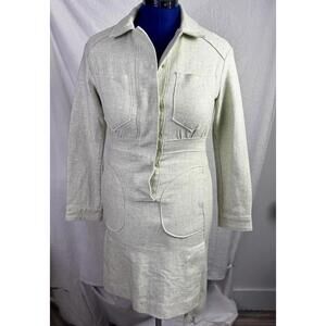 mint mind bridge mini dress retro pocket shift mod tailored vintage